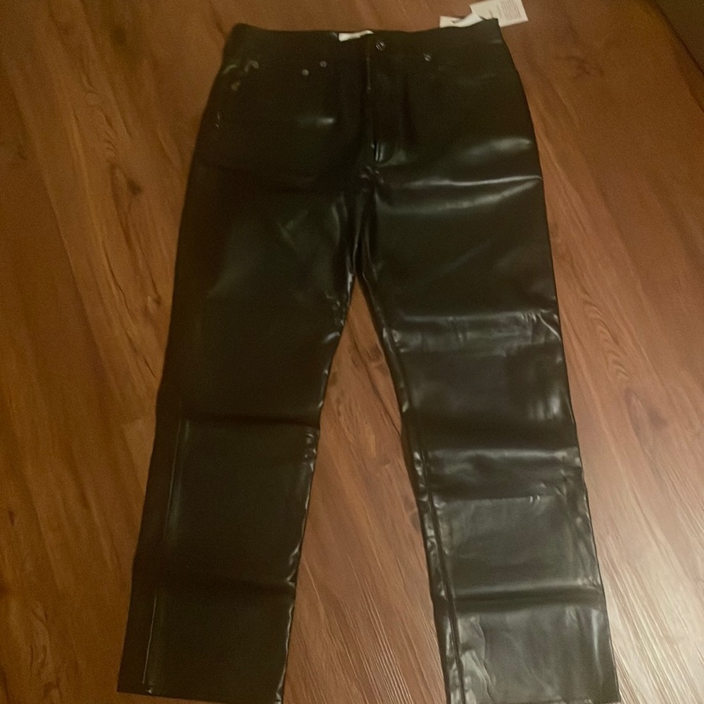 Agolde recycled leather 90s pinch waist